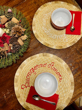 Carica l'immagine nel visualizzatore di Gallery, Set tovaglietta in paglia
