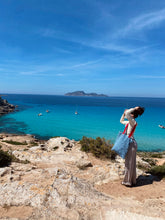 Carica l'immagine nel visualizzatore di Gallery, Shopper bag Denim frange