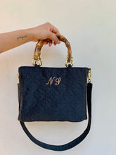 Carica l'immagine nel visualizzatore di Gallery, Mini bamboo bag Scacco