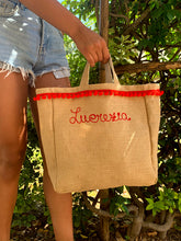 Carica l'immagine nel visualizzatore di Gallery, Summer bag juta pompon (+colori)