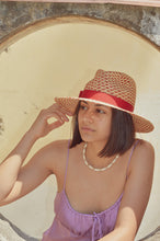 Carica l'immagine nel visualizzatore di Gallery, Cappello in paglia intrecciata Ginger