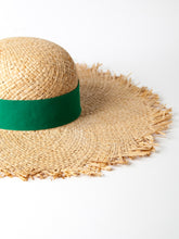 Carica l'immagine nel visualizzatore di Gallery, Cappello in rafia sfrangiato Capri (+colori)