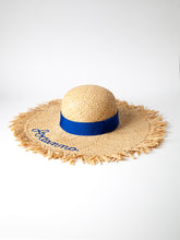 Carica l'immagine nel visualizzatore di Gallery, Cappello in rafia sfrangiato Capri (+colori)